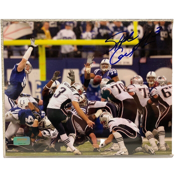 Stephen Gostkowski Signed New England Patriots Super Bowl 8x10 Photo GA - Picture 1 of 7